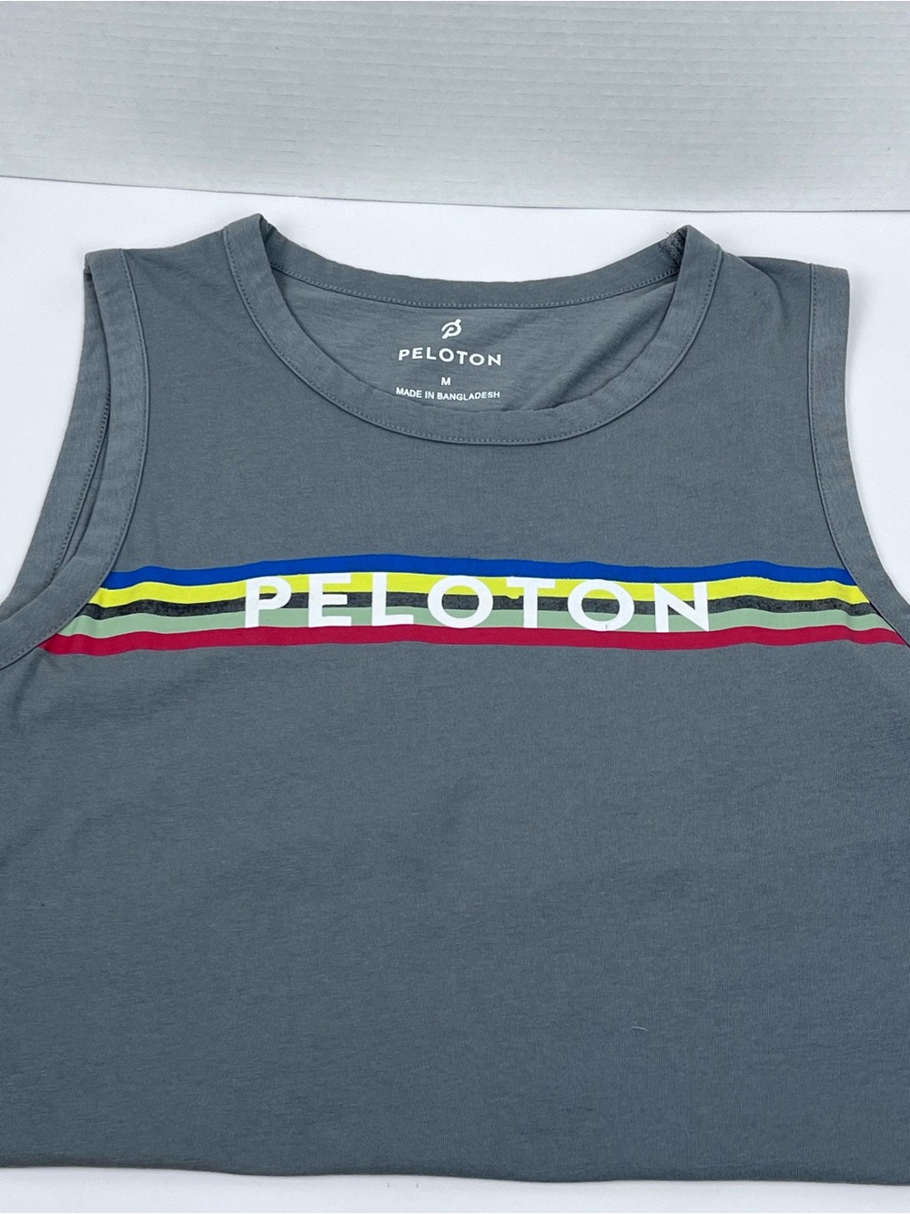 Peloton Women's Graphic Print Spellout Performance Tank Top Size M; Gym, Sports - Picture 5 of 9